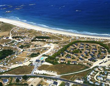 vue aerienne du camping