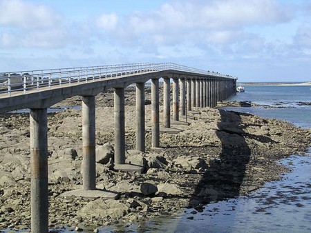 l'embarcadère a marée basse